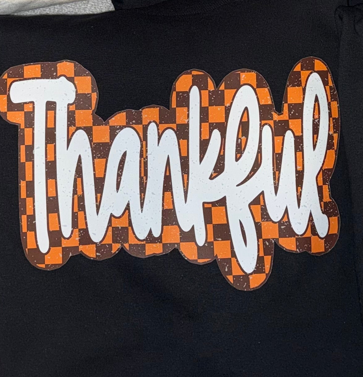 Thankful Design - Black Tshirt