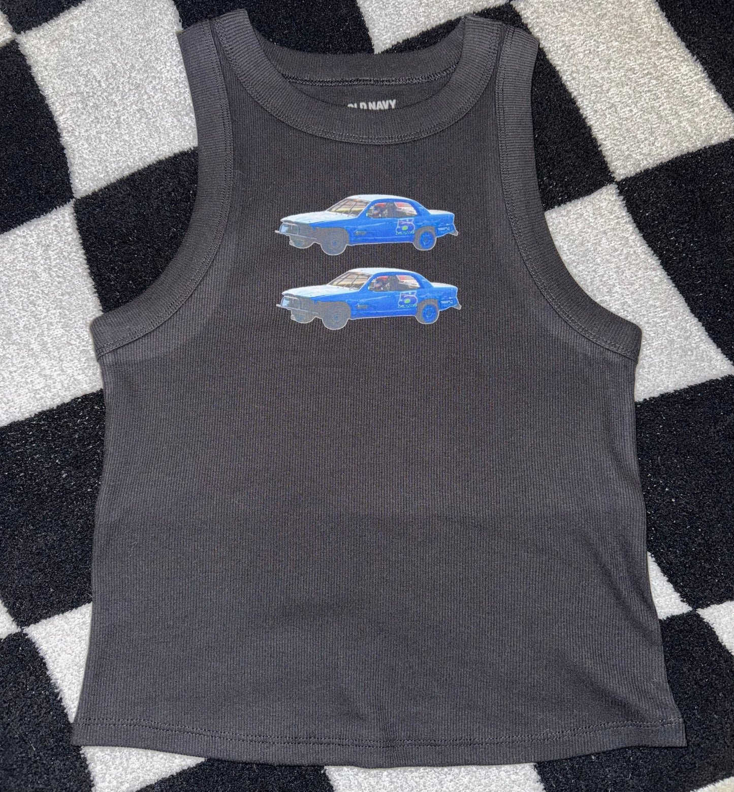 Custom Race Car Tank Top