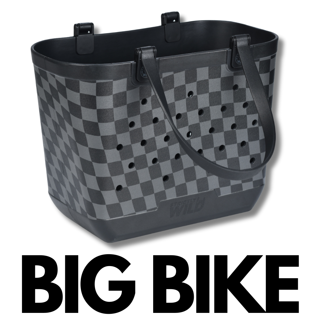 Black/Grey Rubber Tote
