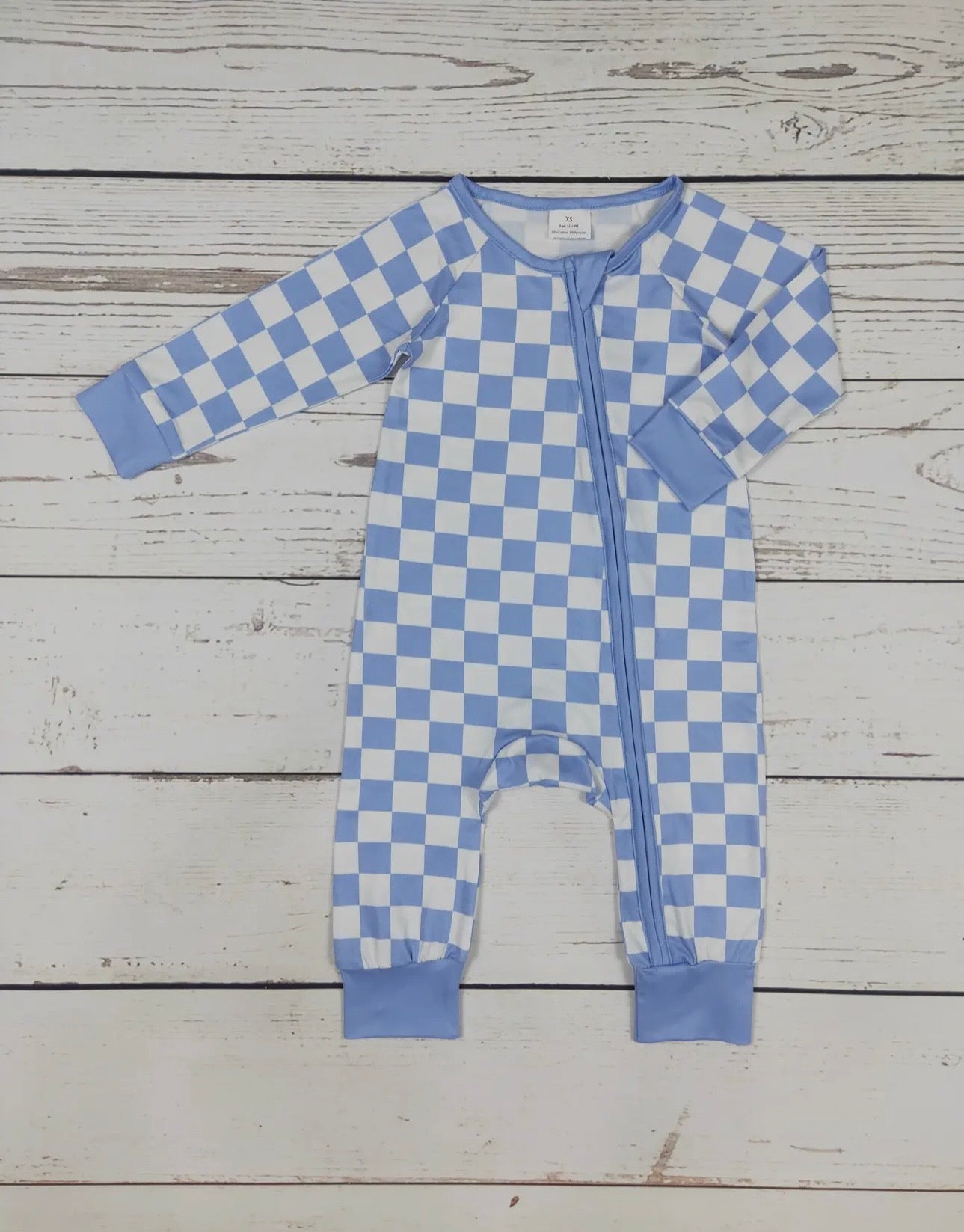 Checkered Zipper Sleeper