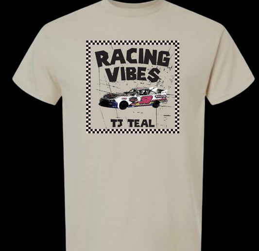 Racing Vibes with Car CutOut and Name Design