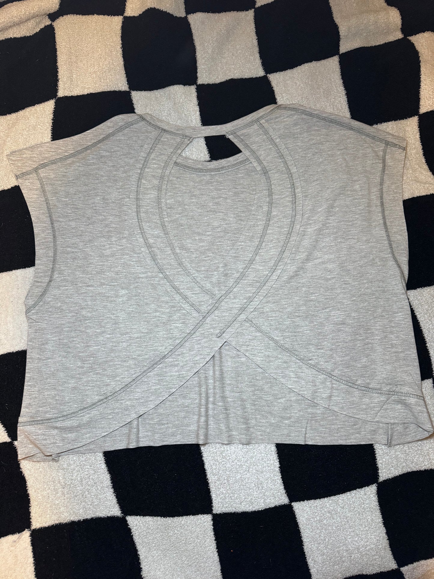 Open Back Oversized Shirt with Design