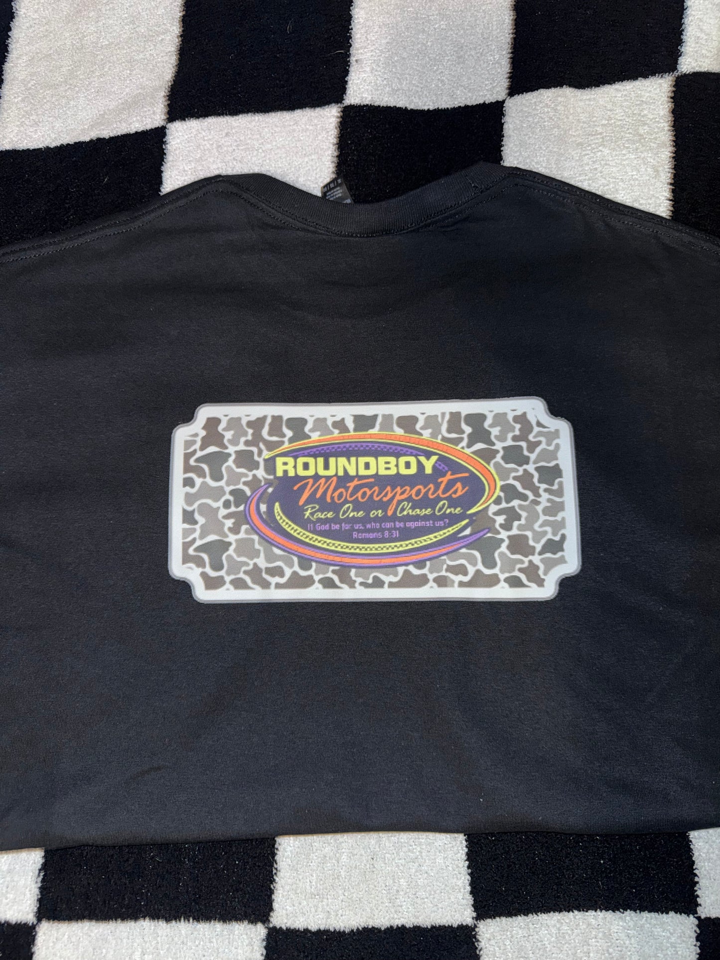 Camo Patch with Logo/Car/Number added in