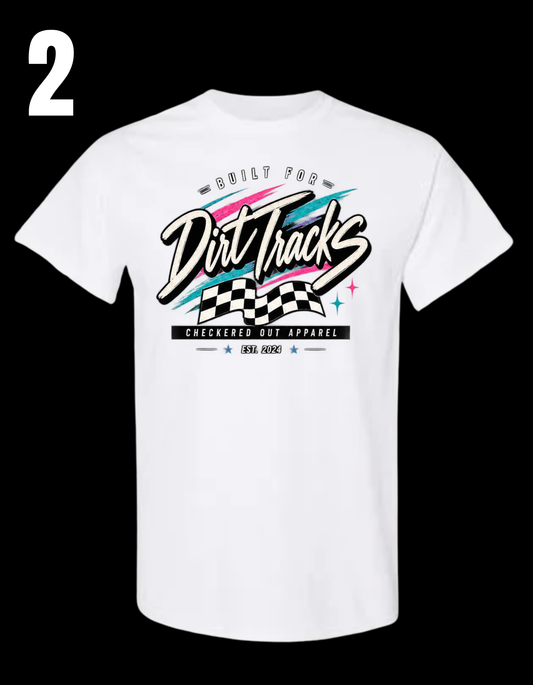 Checkered Out Apparel Retro Themed, White Apparel