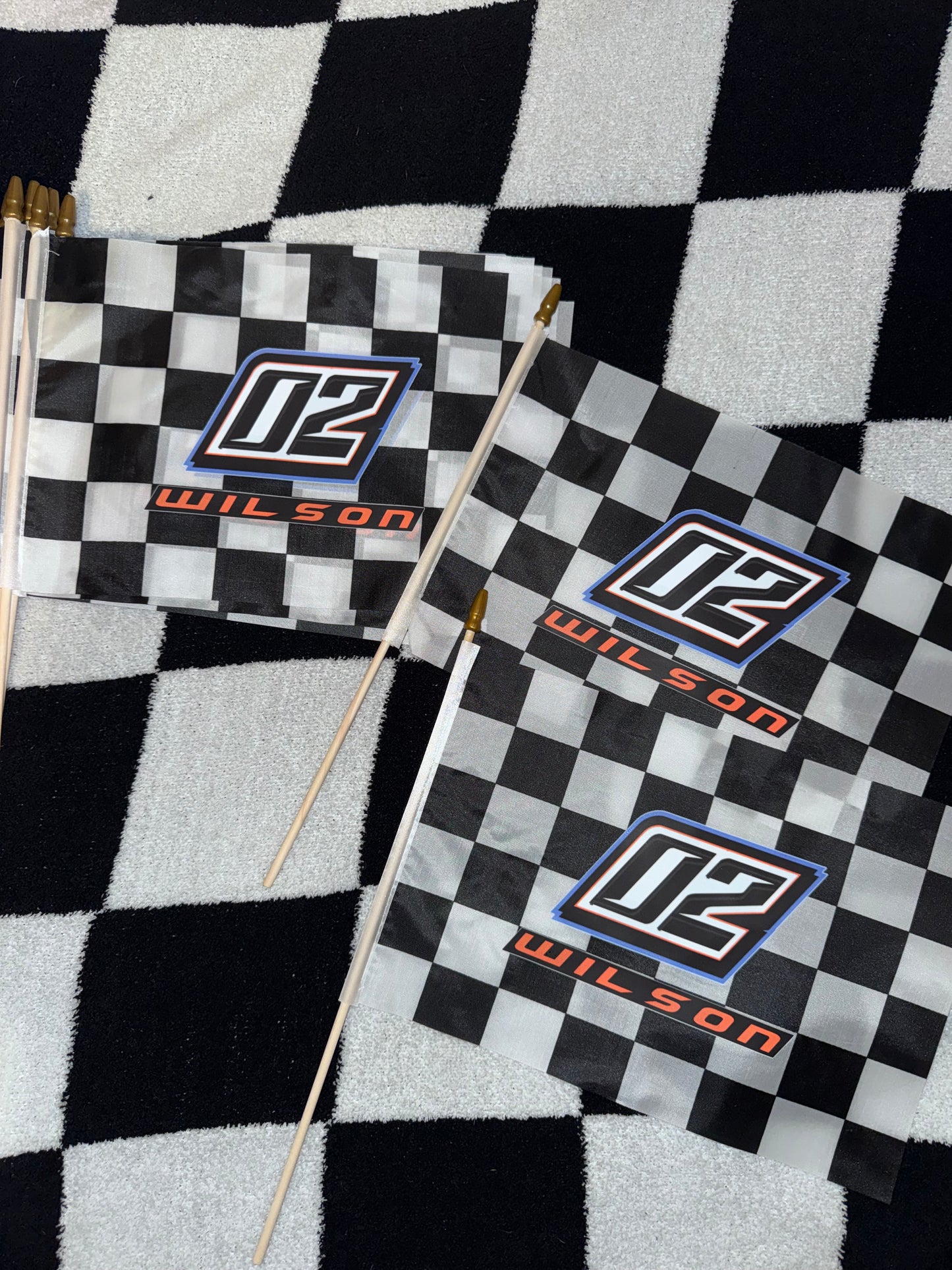 Checkered Flags (size: 8x12) CUSTOM