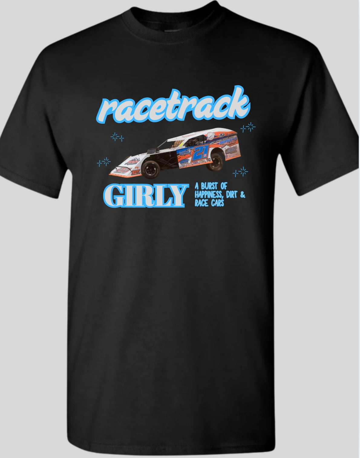 Racetrack Girly Design with Car