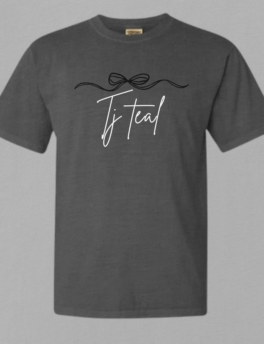 Top Bow with Name T-shirt