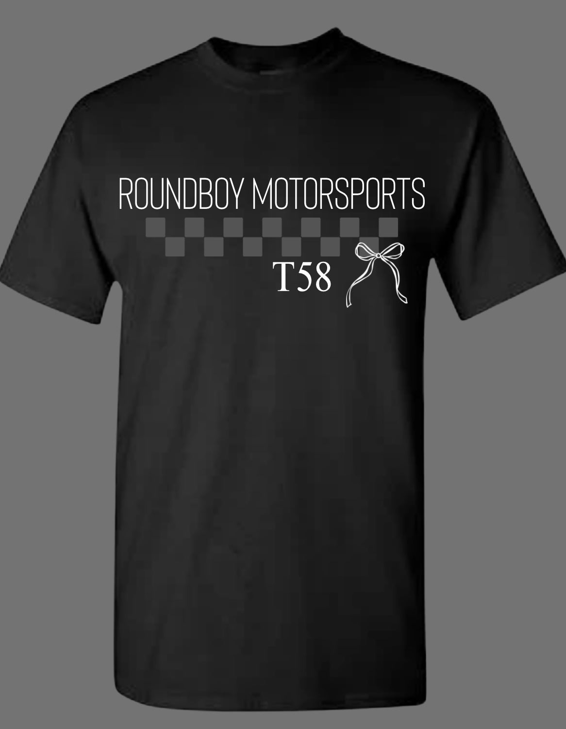 Name, Checkered, Number(s), Bow T-shirt