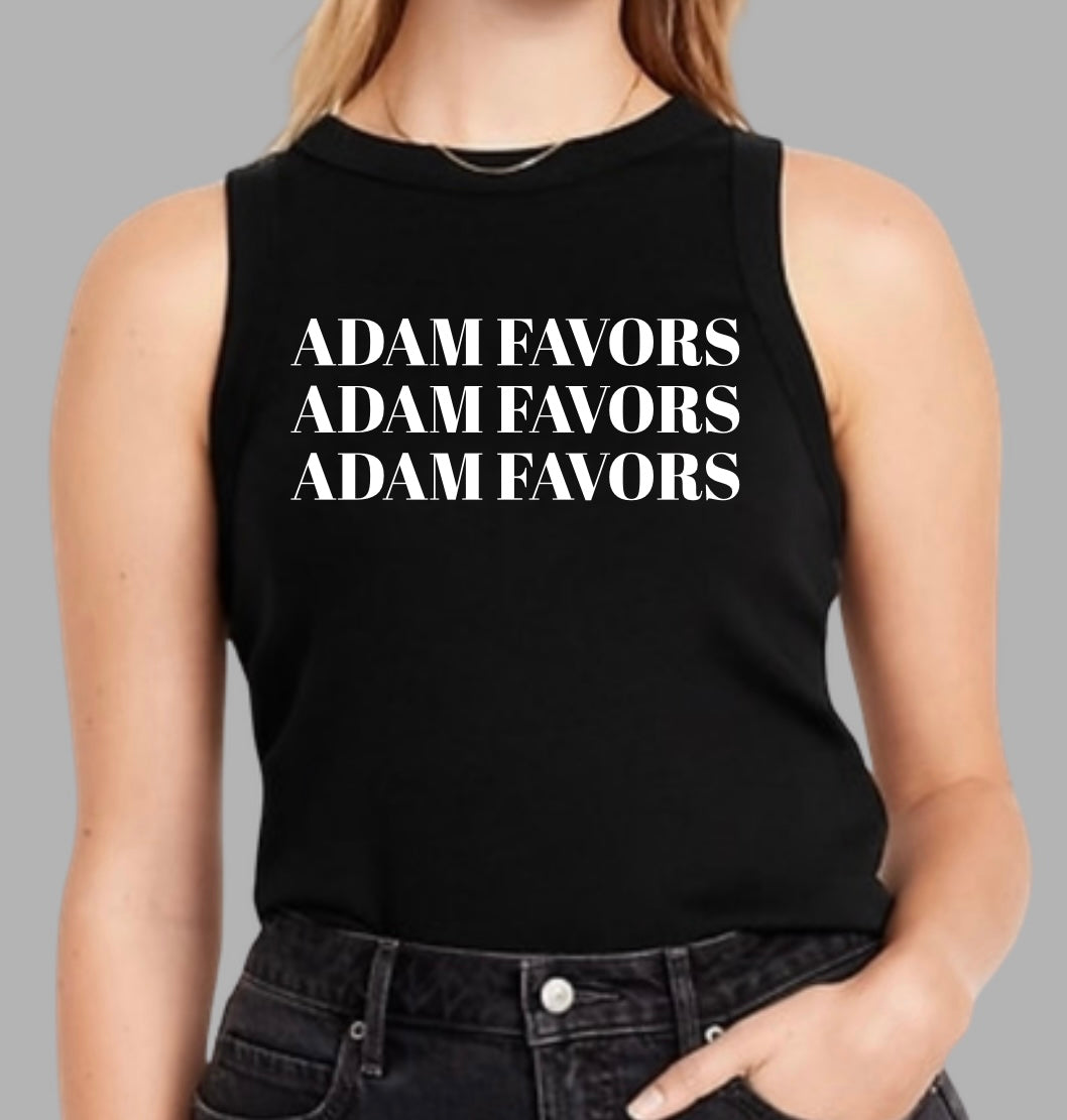 First/Last Name X3 Tank Top