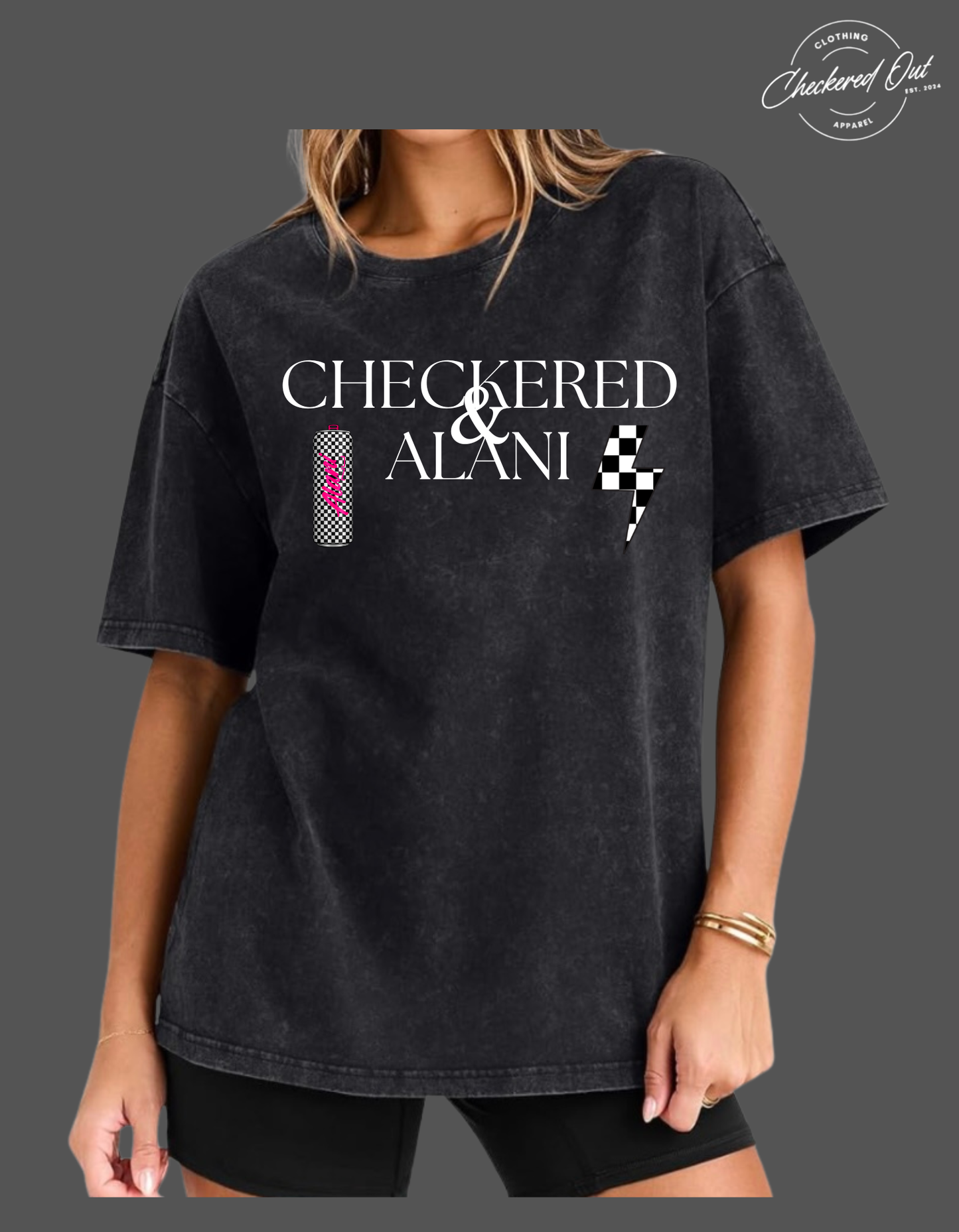 Acid Wash Checkered & Alani