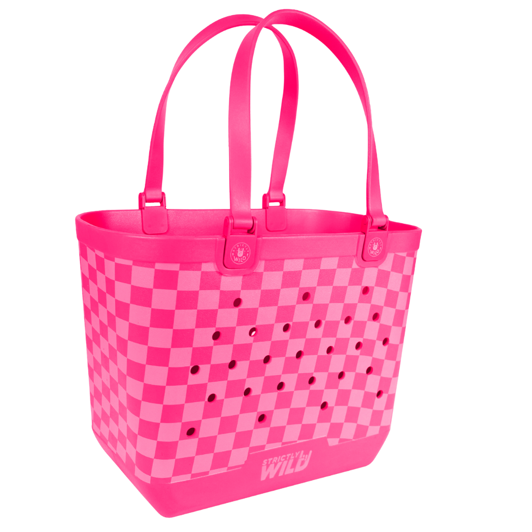 Pink Rubber Tote