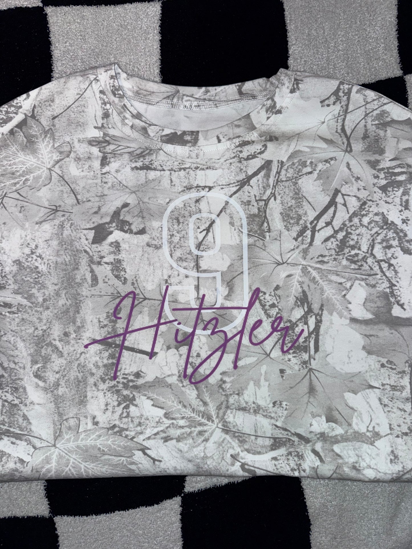 Camo or Leopard Name/Number T-Shirts