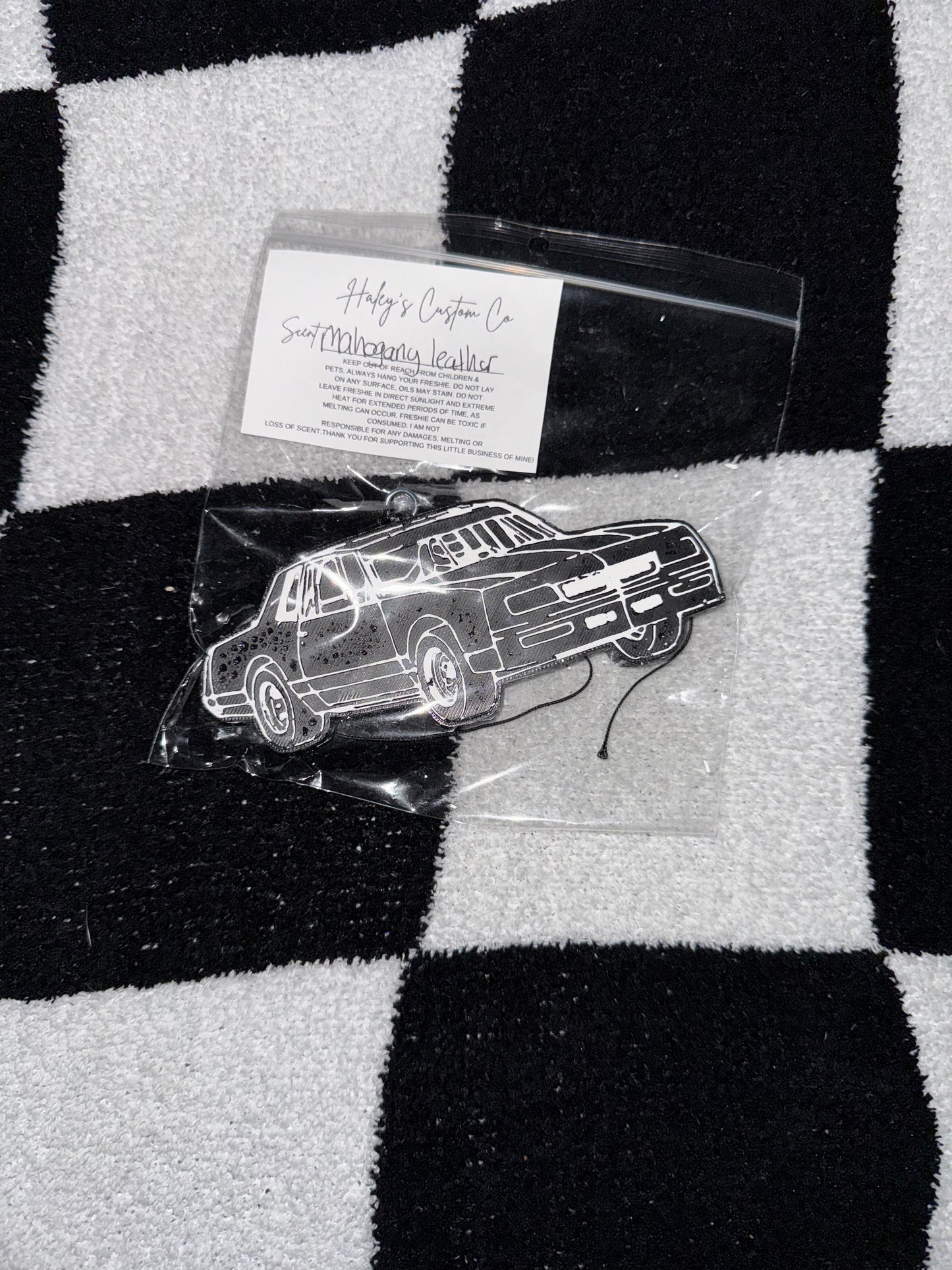 Street Stock - Black and White Air Freshener