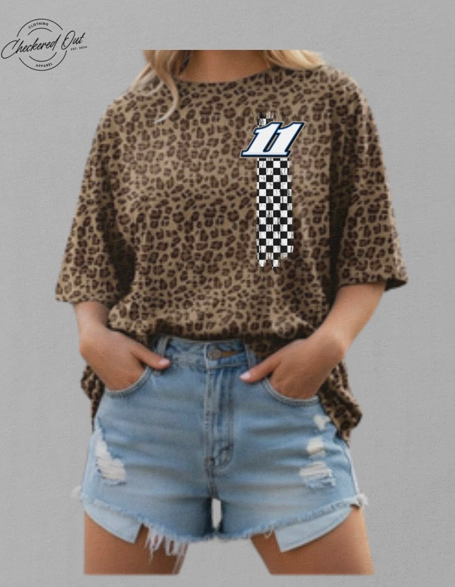 Checkered with Number File on your pick of shirt