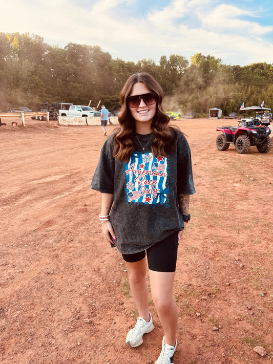 Acid Wash American Race Girly
