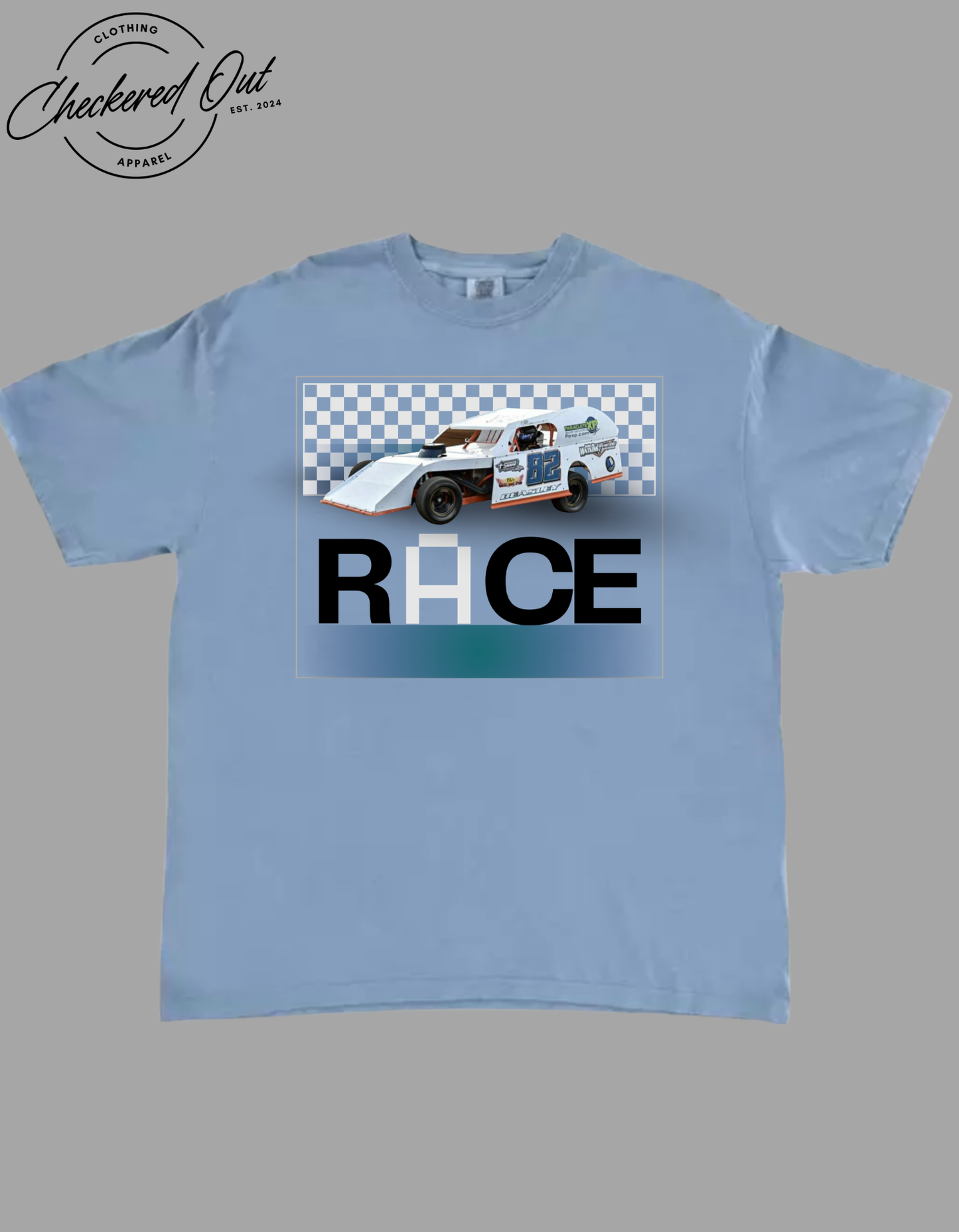 Race Design with Car cutout