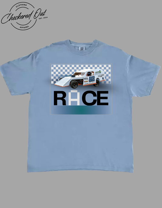 Race Design with Car cutout