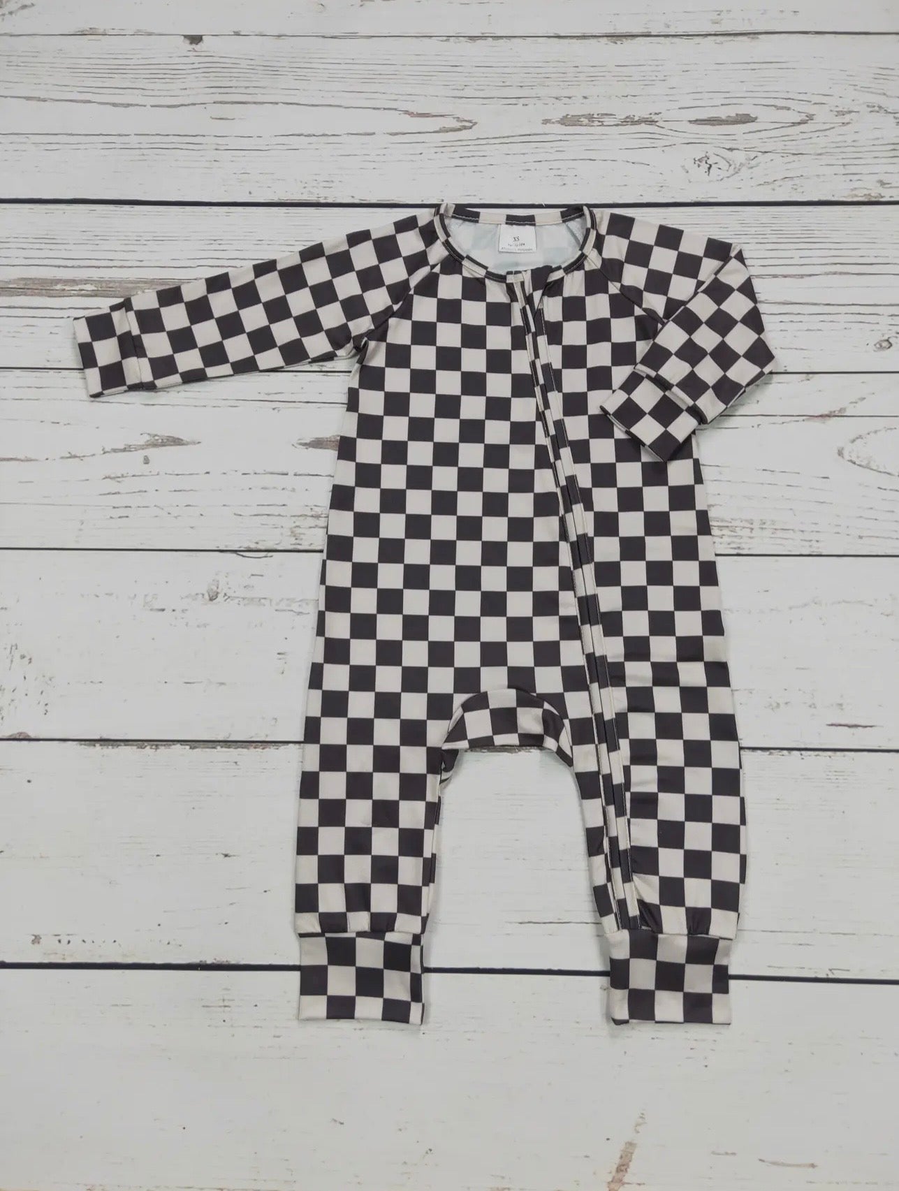 Checkered Zipper Sleeper