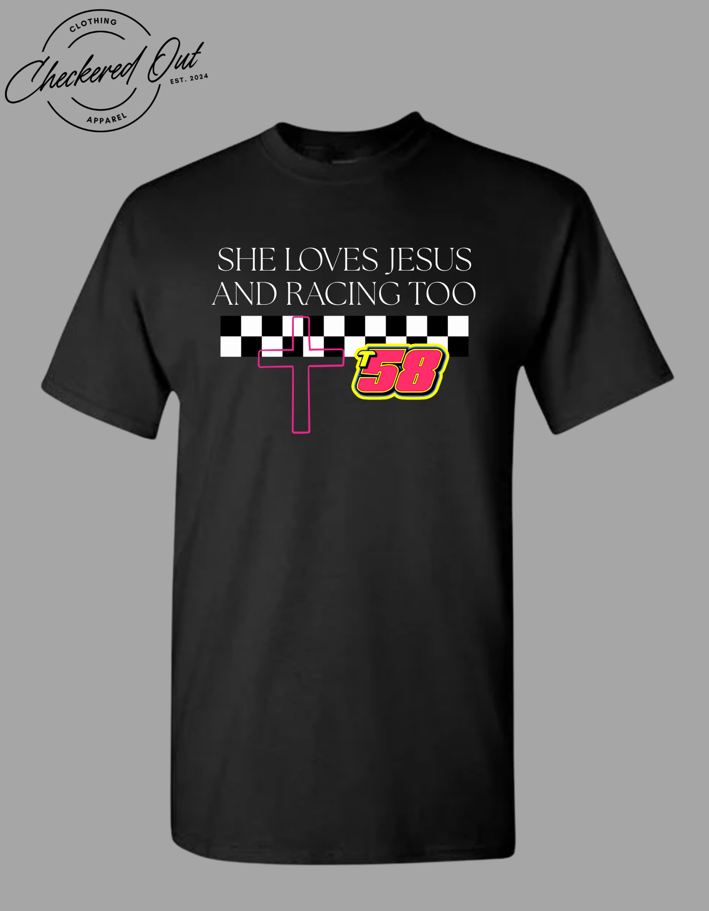 She loves Jesus and Racing too
