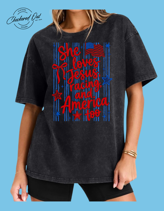 Acid Wash Jesus, Racing and America too