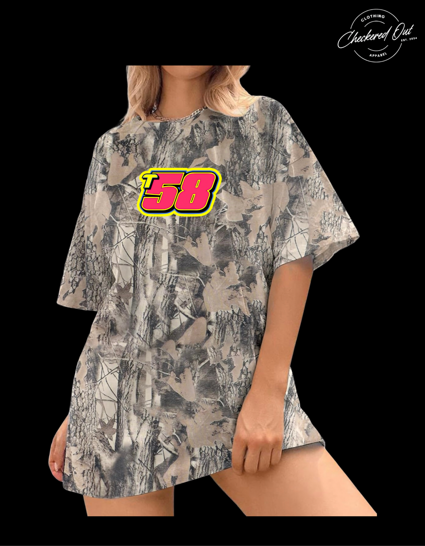 Dark Camo Shirt with Number File