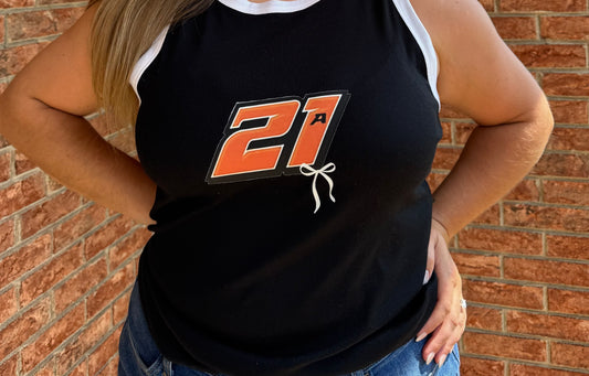 Custom Ribbed Highneck Tank Top