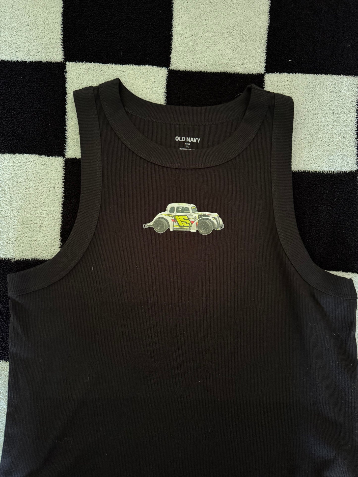 Custom Race Car Tank Top