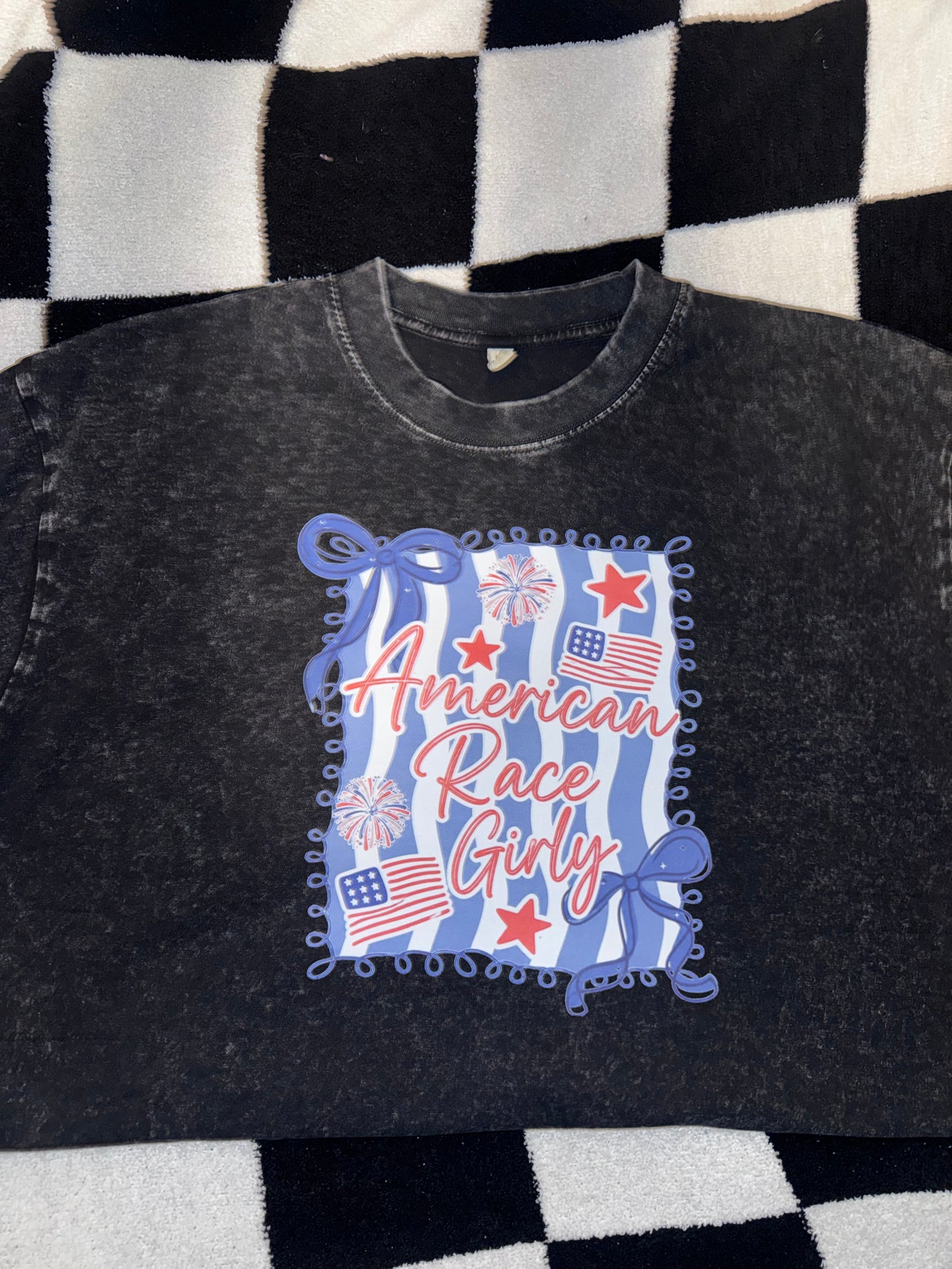 Acid Wash American Race Girly