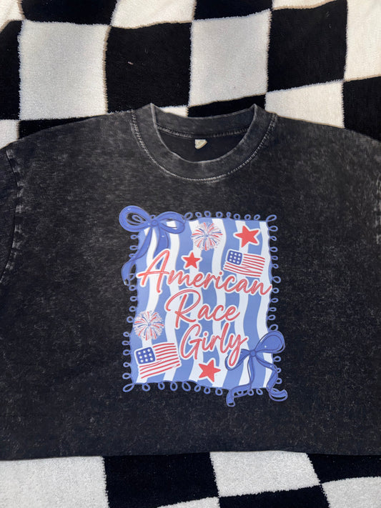 Acid Wash American Race Girly