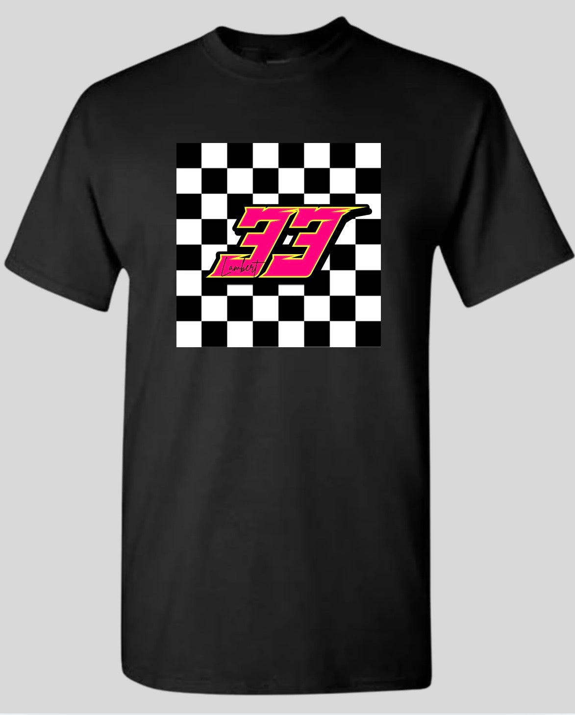 Checkered Background with NUMBER FILE
