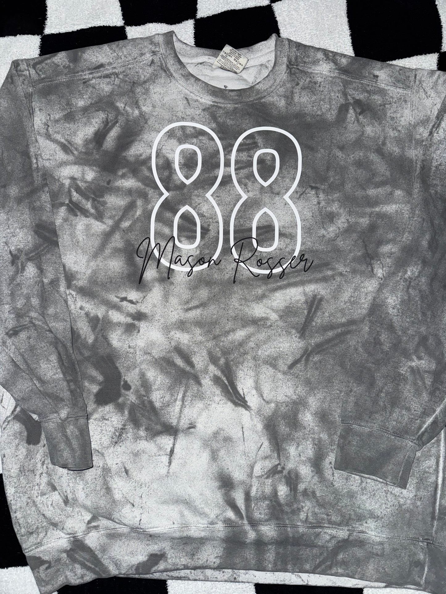 Name/Number Color Blast Crewneck