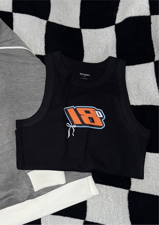 Custom Number File Tank with bow