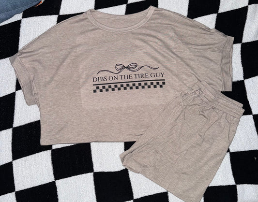 Dibs on the….. Short and Shirt set