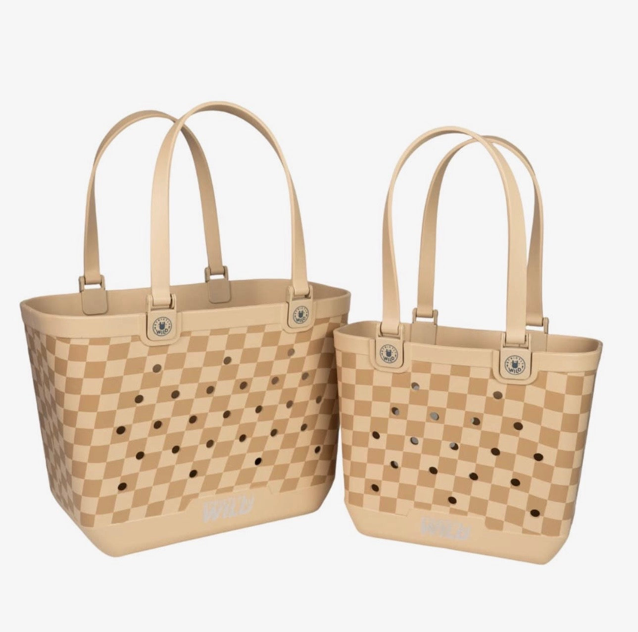 Rubber Checkered Totes