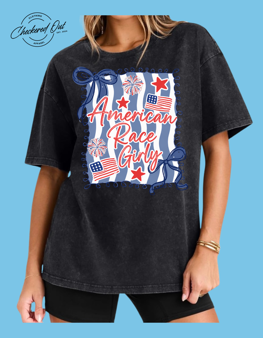 Acid Wash American Race Girly