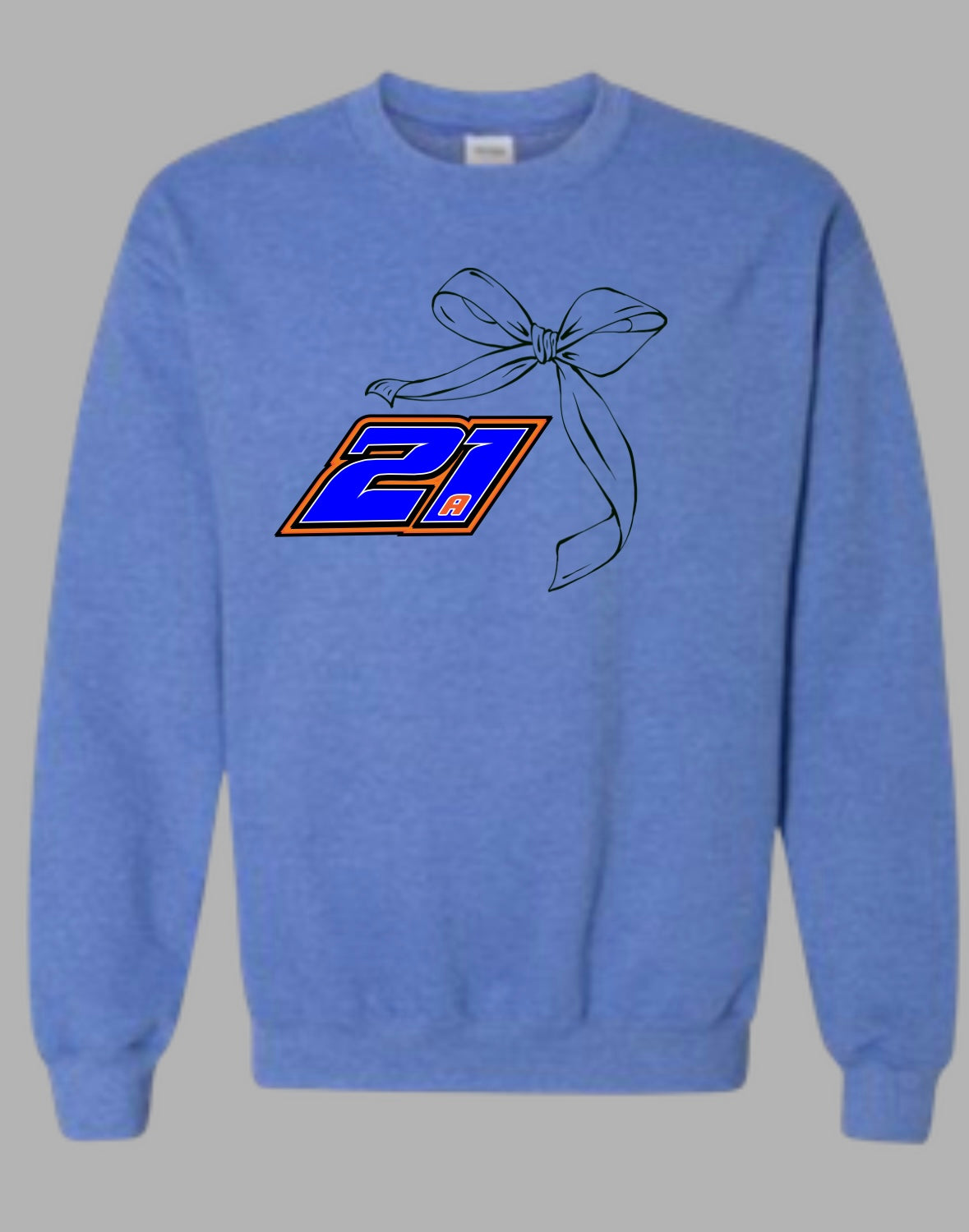 Custom Number with Bow Design
