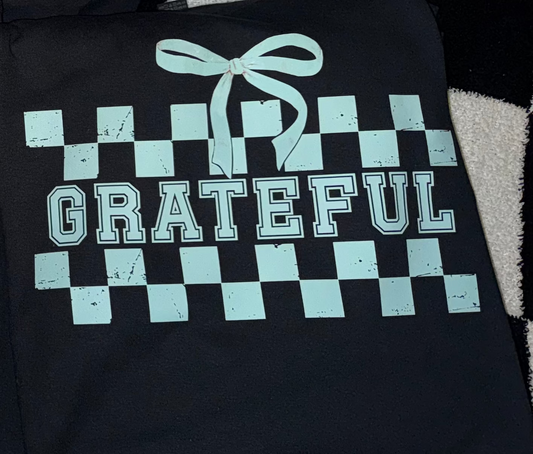 Grateful Design  - Black Tshirt