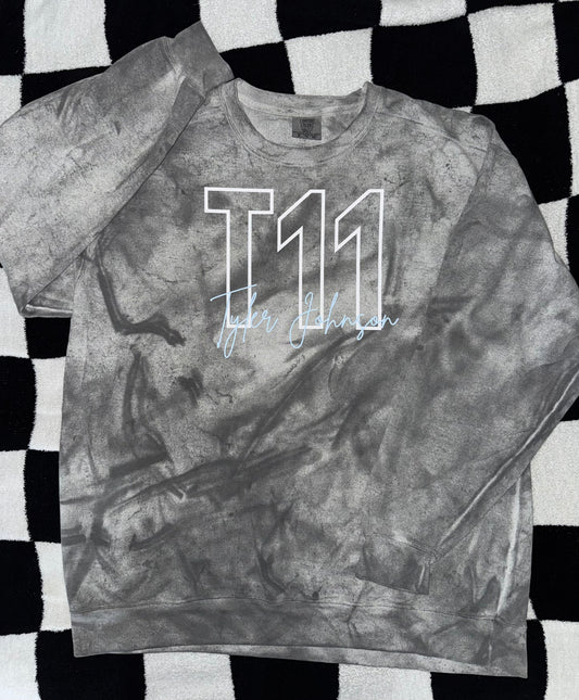 Name/Number Color Blast Crewneck