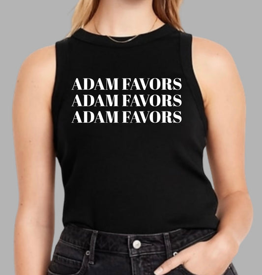 First/Last Name X3 Tank Top