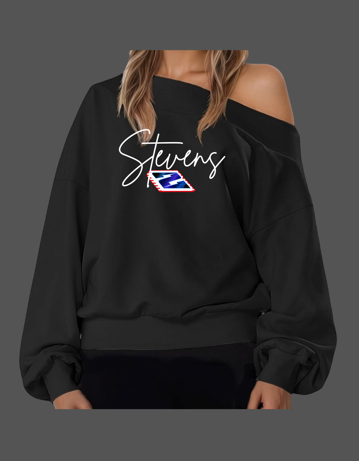 Off the Shoulder Top with last name and number file