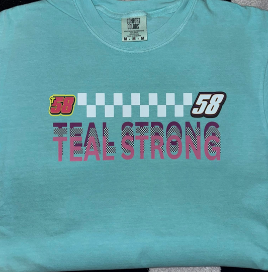 Teal Strong Layered with number files