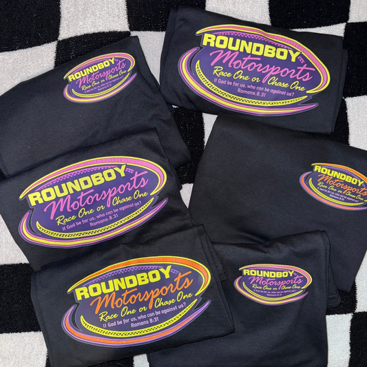 Roundboy Motorsports F&B with Logo Pink or Orange