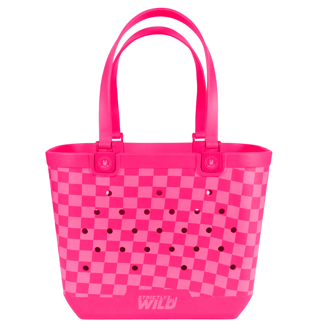 Pink Rubber Tote
